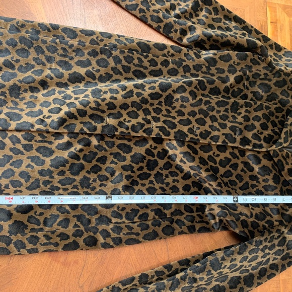 Express World Brand Leopard Print Coat Size 13/14 - Picture 5 of 8